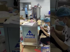 Máy làm đầy sơn môi tự động SUS304 một đầu thẳng đứng