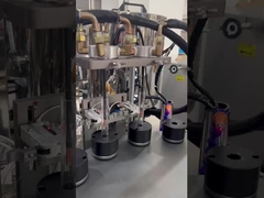 Máy nạp kem mỹ phẩm chính xác Máy nạp bình kem màu kép với động cơ AC