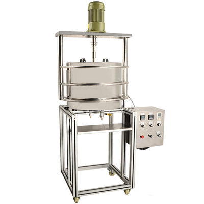 Đường dây sản xuất son nỉ nỉ vật liệu trộn và sưởi ấm thép không gỉ xô 50L