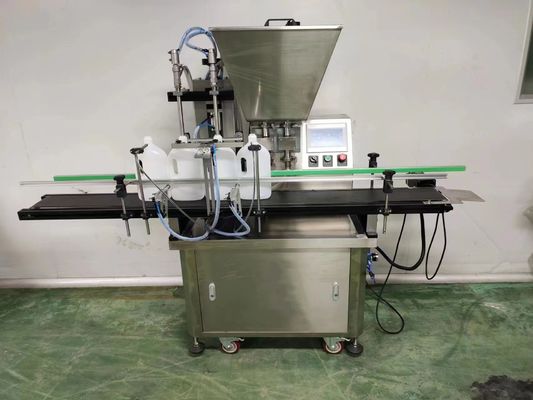 Máy làm đầy kem mỹ phẩm servo Máy làm đầy bơm bánh răng hai đầu