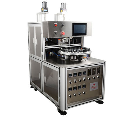 Máy nạp bình kem hai màu chính xác với động cơ AC