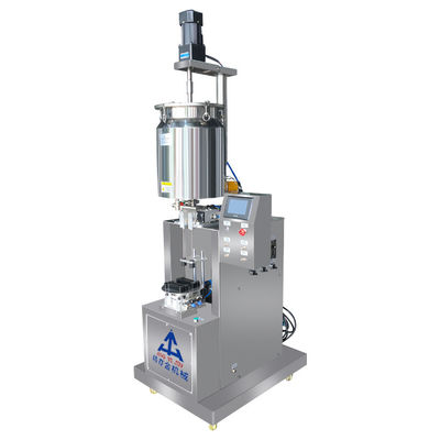 SUS304 Máy lấp nỉ môi nhỏ Động cơ AC với vòi phun kép