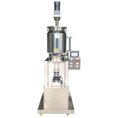 SUS304 Máy lấp nỉ môi nhỏ Động cơ AC với vòi phun kép