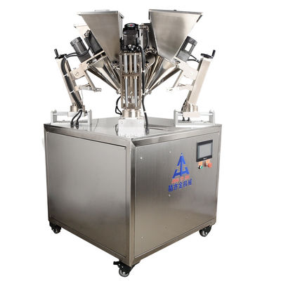 Máy làm bột mỹ phẩm 4 Máy lấp bột màu