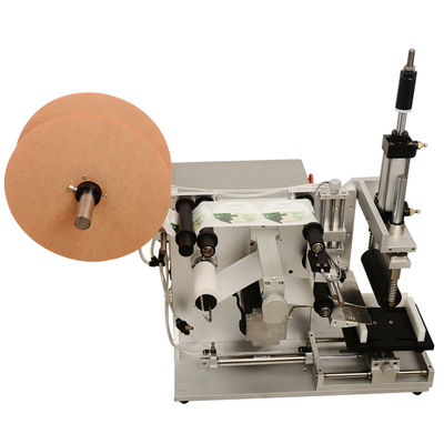 Máy dán nhãn mỹ phẩm bán tự động cho chai phẳng 750 * 500 * 550MM