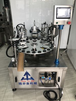 SUS304 Máy làm đầy máy quay dây chuyền sản xuất tự động tùy chỉnh