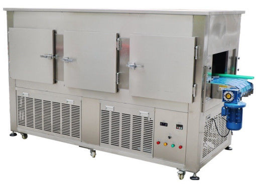 SUS304 Đường dây sản xuất tự động theo yêu cầu Máy đường hầm đông lạnh lưu thông năm làn