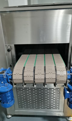 SUS304 Đường dây sản xuất tự động theo yêu cầu Máy đường hầm đông lạnh lưu thông năm làn