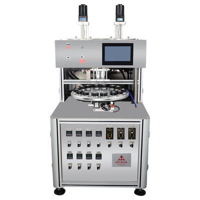 Máy nạp kem mỹ phẩm chính xác Máy nạp bình kem màu kép với động cơ AC