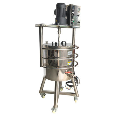 Máy nạp nhiệt tự động đầy đủ 50L son môi khuấy trộn tan trống với vật liệu thô nhiệt