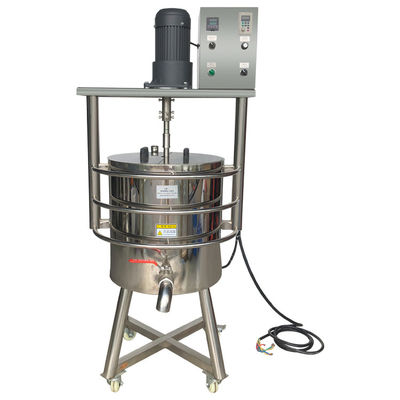 Máy nạp nhiệt tự động đầy đủ 50L son môi khuấy trộn tan trống với vật liệu thô nhiệt