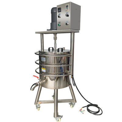 Máy nạp nhiệt tự động đầy đủ 50L son môi khuấy trộn tan trống với vật liệu thô nhiệt