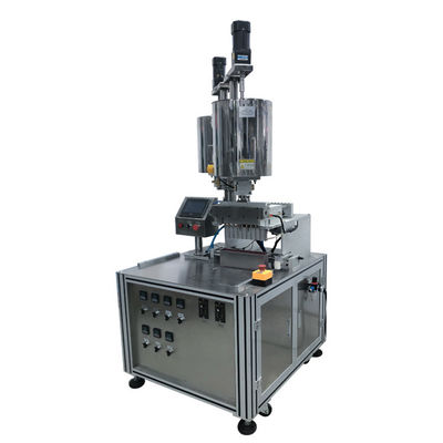 Dòng sản xuất son môi 12 lỗ Máy đổ son môi tự động 2 thùng