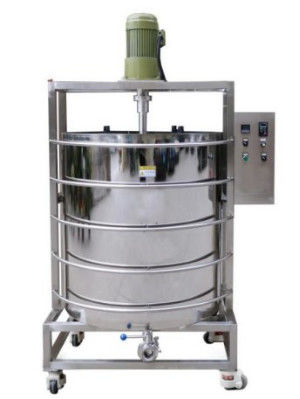 500L chất liệu son môi khuấy và sưởi ấm thép không gỉ xô 500L trống